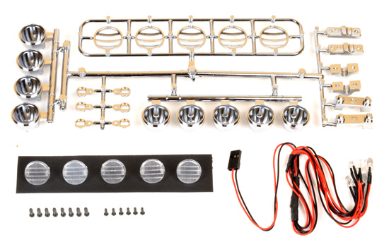 T2M Kit Leds Crawler chrom&eacute; (5 Leds)