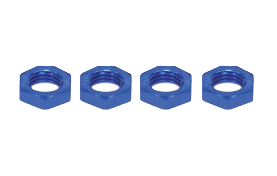 T2M Ecrou alu 17mm Bleu (4p)
