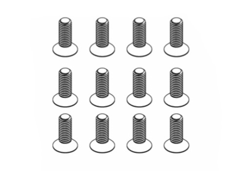 T2M Vis t&ecirc;te frais&eacute;e 3x10mm (16p)