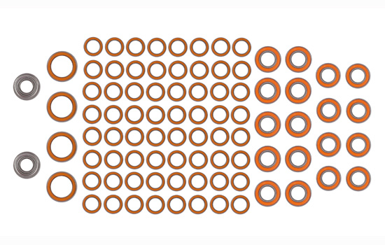 T2M kit roulements TT02FT (88pcs)