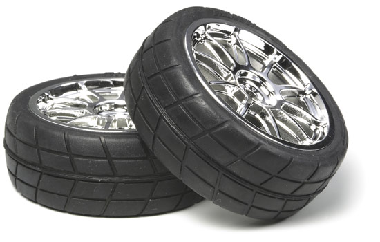 Tamiya Roues 24mm &agrave; pneus radiaux