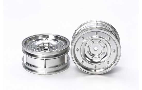 Tamiya Jantes 26mm d&eacute;port +2 argent mat