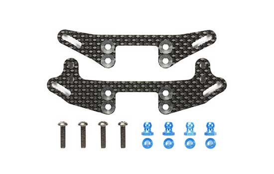 Tamiya Supports amortisseur carbone TA07