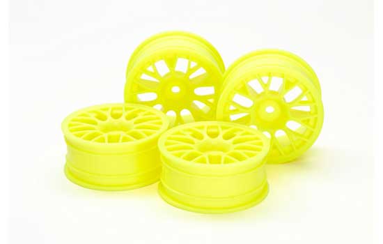 Tamiya Jantes type BBS 24mm +2 jaune