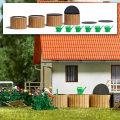 Busch Barils de pluie 4 pcs
