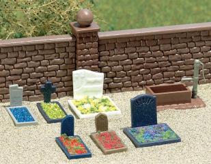 Busch Mini sc&egrave;ne : cimeti&egrave;re