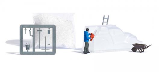 Busch Sculpture sur glace