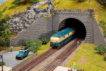 Faller Portail du tunnel, 2 voies