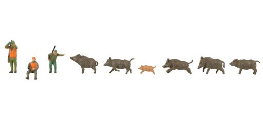 Faller Chasseur et sangliers
