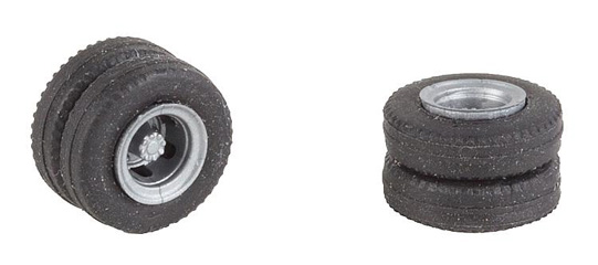 Faller 2 roues compl&egrave;tes pneus et jantes