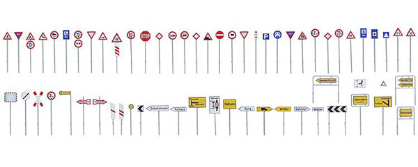 Faller Set panneaux de route