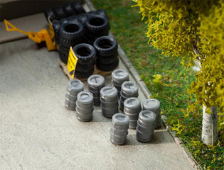 Faller 10 futs de bi&egrave;re en aluminium