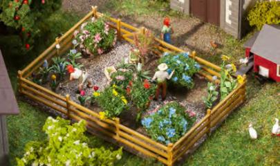 Faller Jardin d agr&eacute;ment avec fleurs