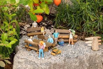 Faller Bancs et tables en bois