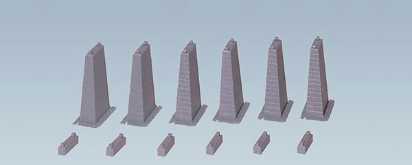 Faller Pilliers 6pcs            