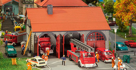 Faller caserne pompiers