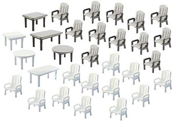 Faller Chaises+tables jardin    N