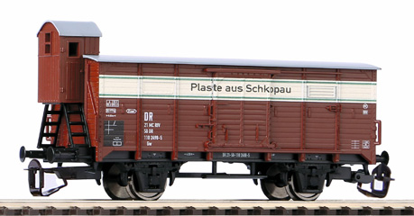 PIKO Wag. Couv. G02 Plaste avec gu&eacute;rite
