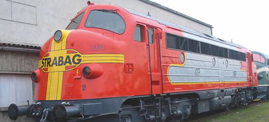 PIKO Loco. diesel Strabag s&eacute;rieV AC son