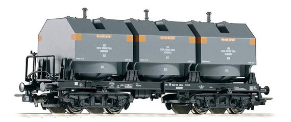PIKO Wagon chaux DR            