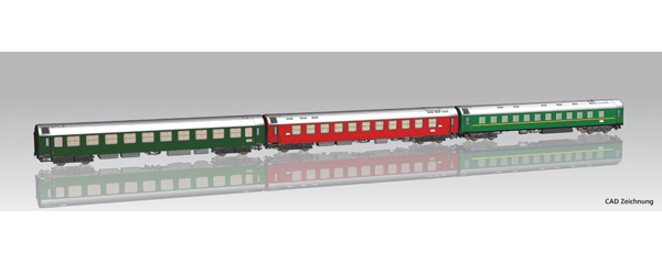 PIKO Set 3 voitures voyageurs D 244 #2