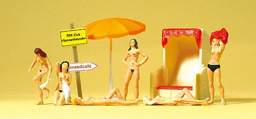 Preiser &agrave; la plage