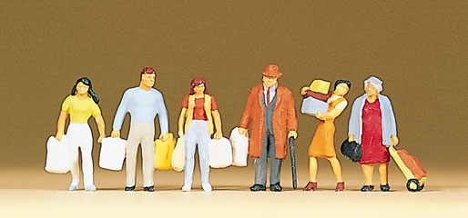 Preiser &agrave; la sortie des magasins
