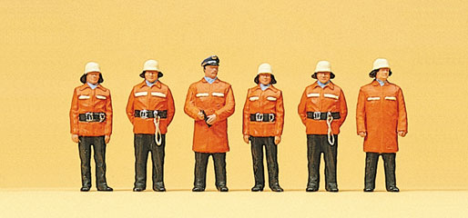Preiser pompiers debouts