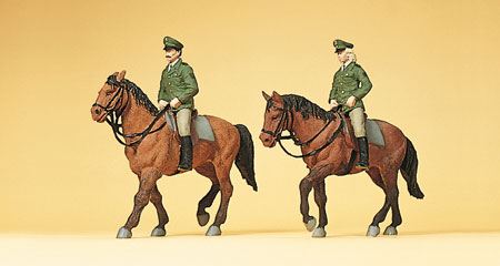 Preiser police &agrave; cheval