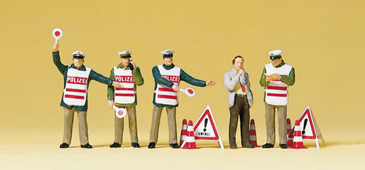Preiser policiers gilet de signalisation