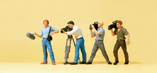 Preiser &eacute;quipe de t&eacute;l&eacute;vision