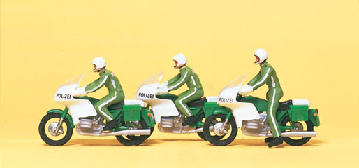 Preiser police &agrave; moto
