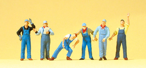 Preiser cheminots americains