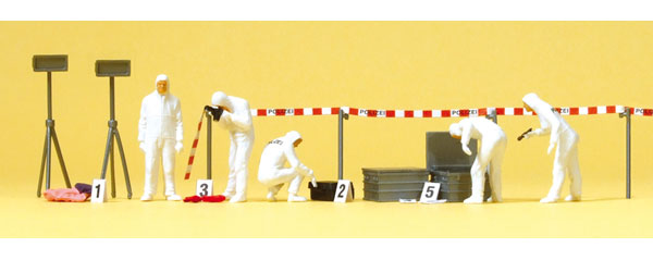 Preiser sc&egrave;ne de crime
