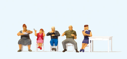 Preiser personnes &agrave; table