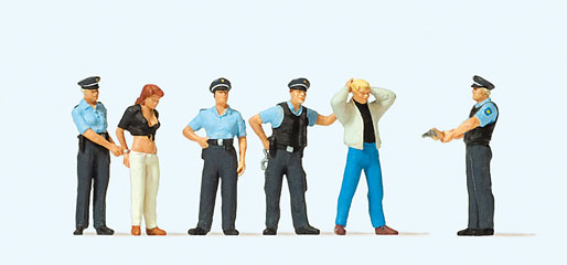 Preiser arrestation par trois policiers
