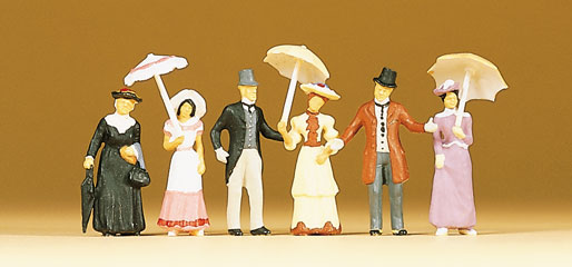 Preiser passants 1900