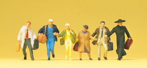 Preiser voyageurs press&eacute;s