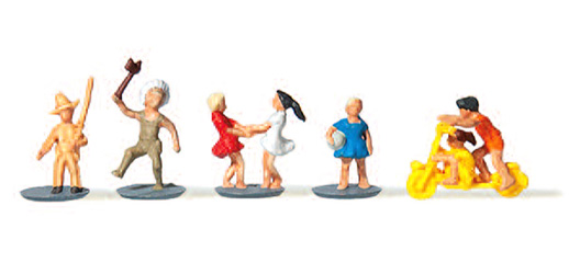 Preiser Enfants jouant