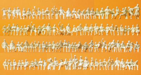 Preiser personnages assis