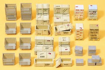 Preiser palettes caisses