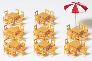 Preiser tables chaises