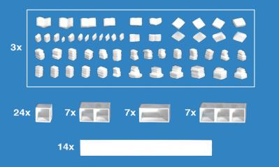 Preiser Kit de livres et &eacute;tag&egrave;res