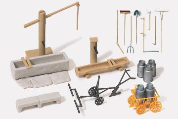 Preiser accessoires th&egrave;me