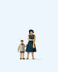 Preiser m&egrave;re et son fils