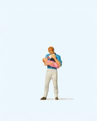 Preiser P&egrave;re avec son b&eacute;b&eacute; 