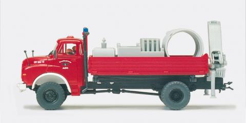 Preiser camion sp&eacute;cial batiment