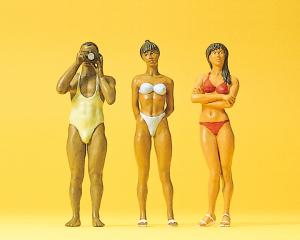 Preiser photographes et baigneurs