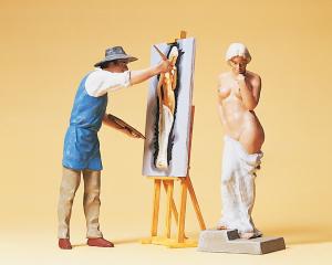 Preiser peintres mod&egrave;le