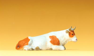 Preiser vache couch&eacute;e
